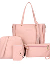 Bag Sets Ladies Leather Zipper Large Bags for Women