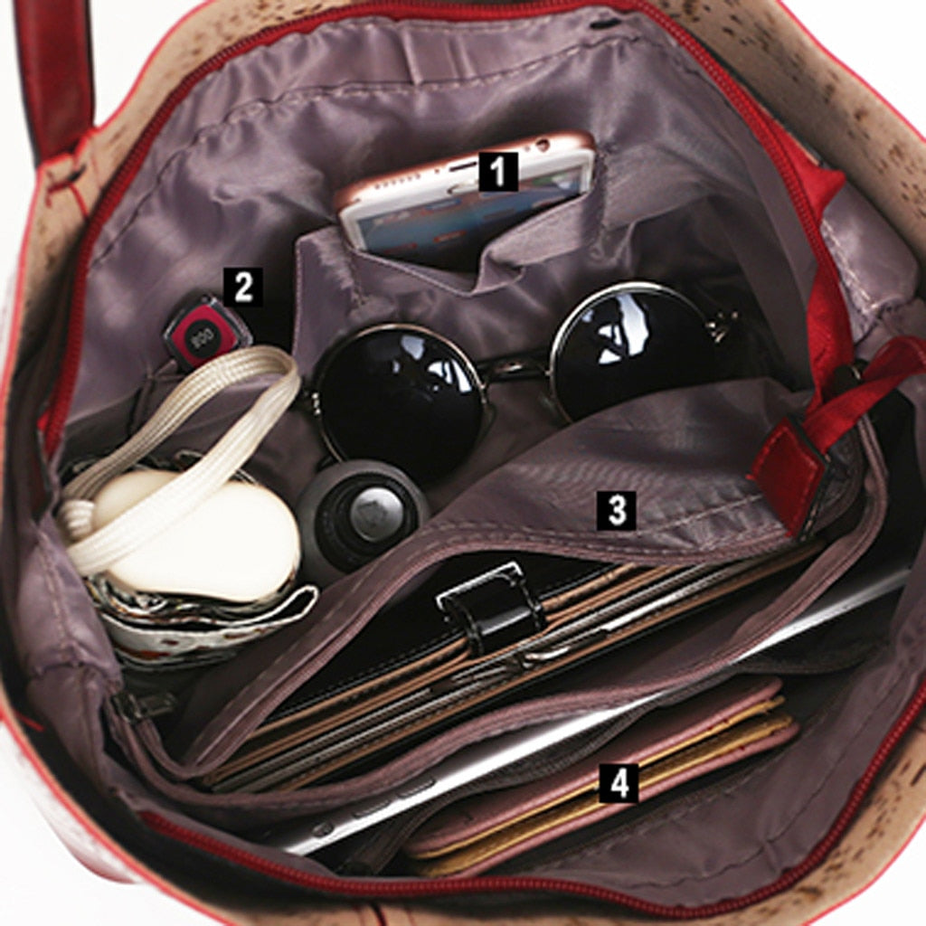 Bag Sets Leather Large for Women