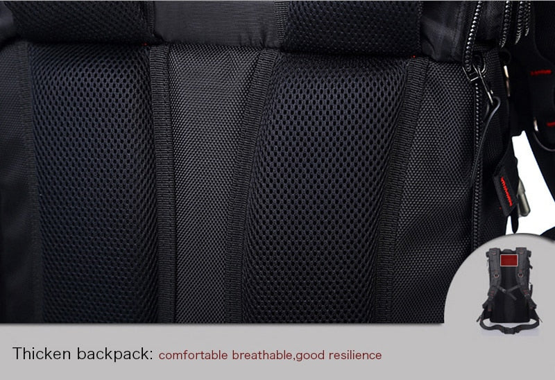 50L Waterproof Travel Backpack Men