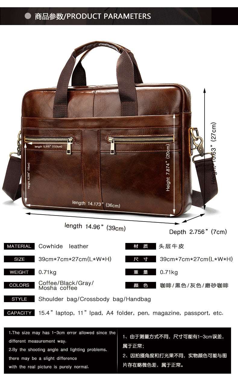 Luxury Leather Briefcase
