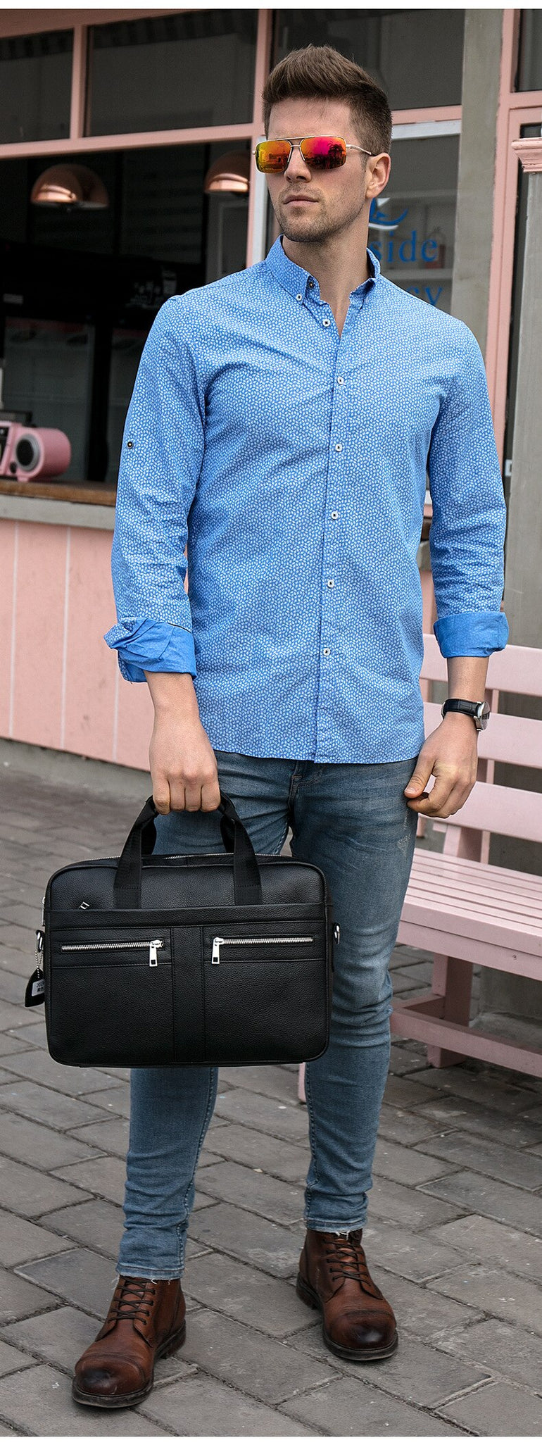 Luxury Leather Briefcase