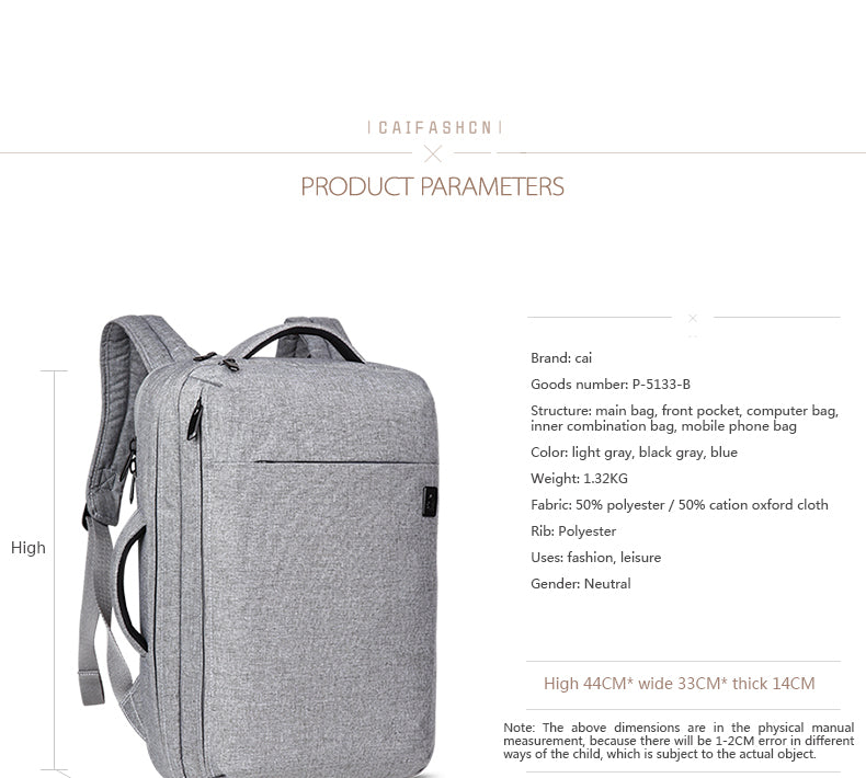 High Capacity Style Backpack