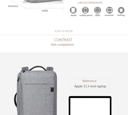 High Capacity Style Backpack