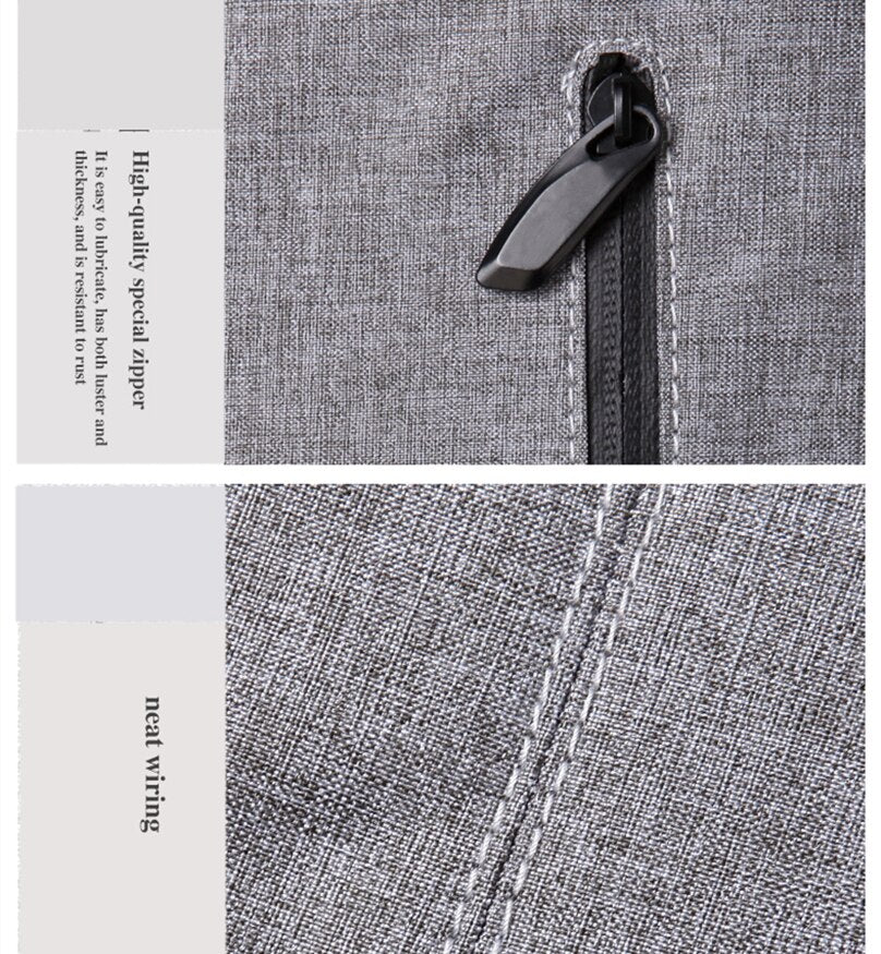 CAI 14 Inch Laptop Men Briefcase