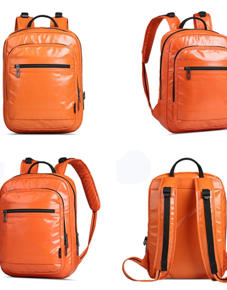 PU Leather Female Backpack