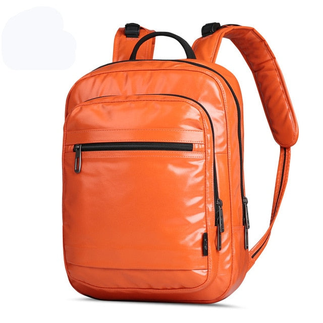 PU Leather Female Backpack
