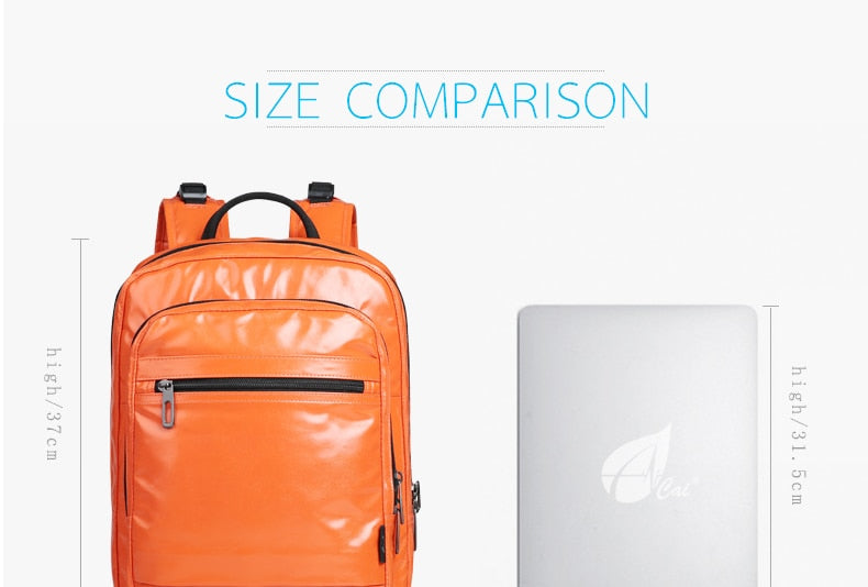 PU Leather Female Backpack