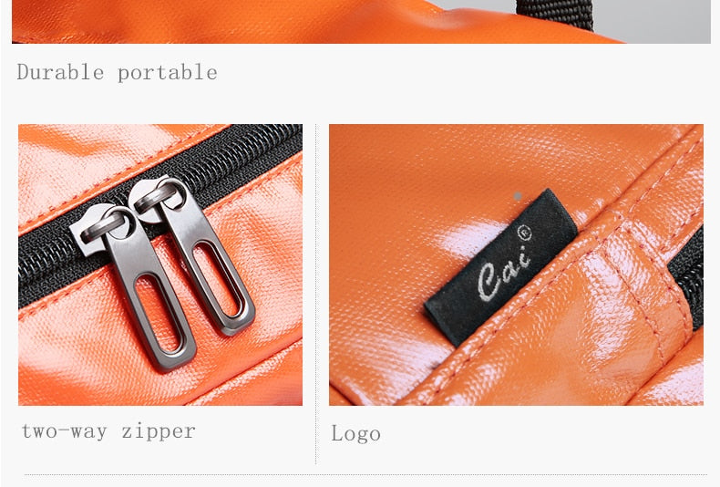 PU Leather Female Backpack