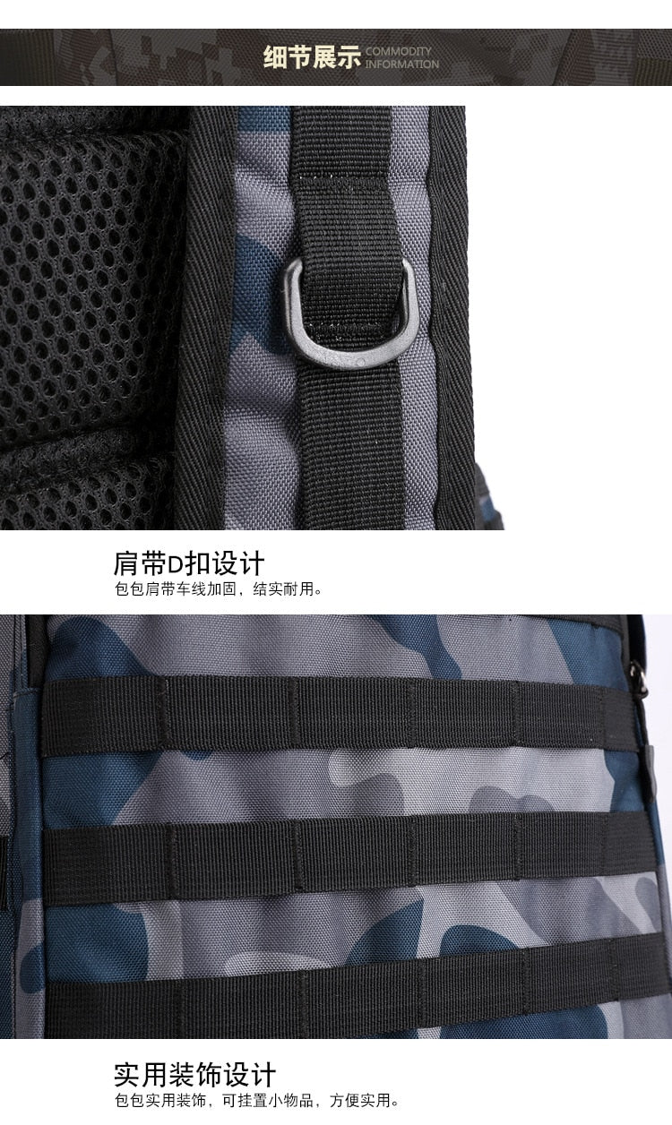 Camouflage Simple High Capacity Bags