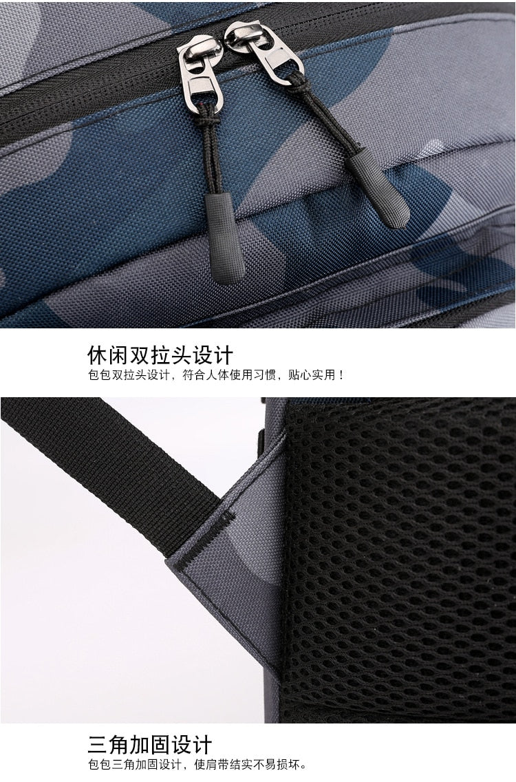 Camouflage Simple High Capacity Bags