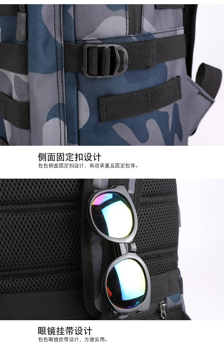 Camouflage Simple High Capacity Bags