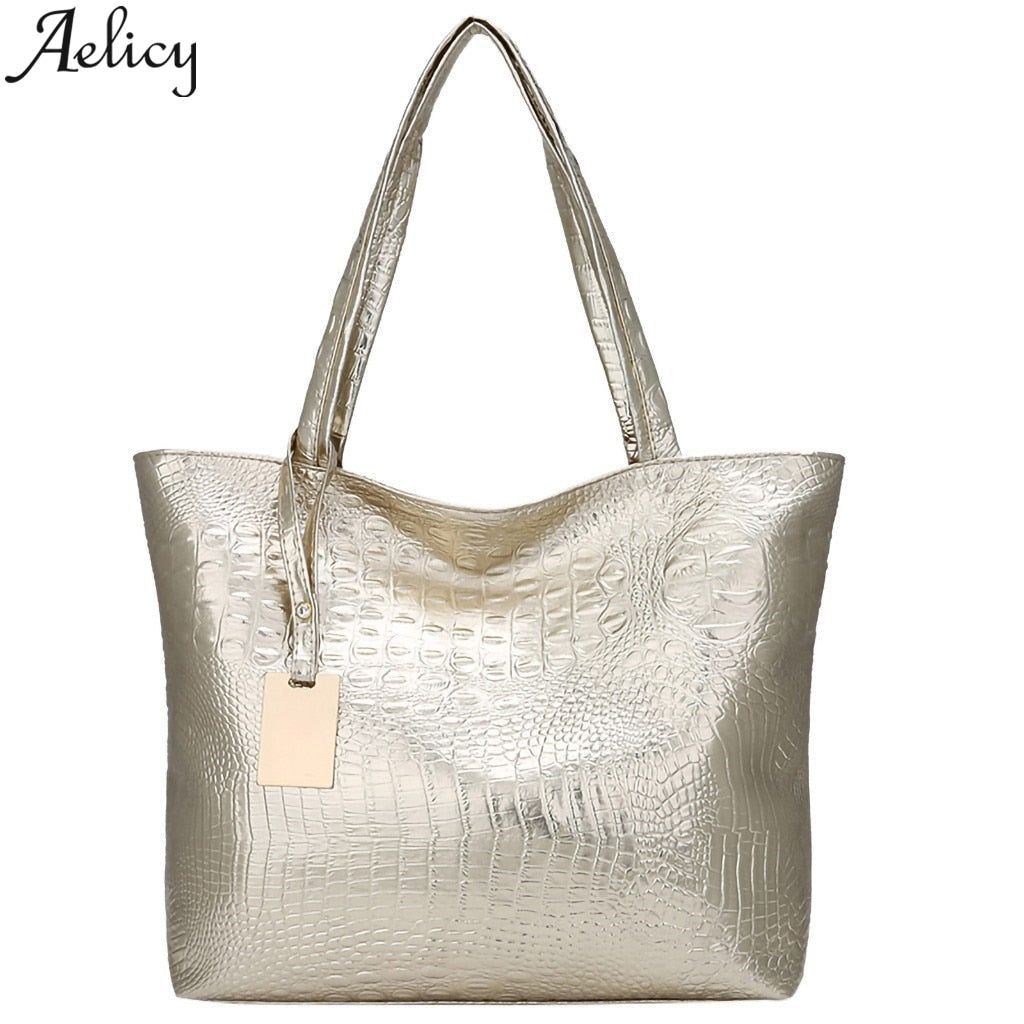 Crocodile Pattern Large Capacity Bags