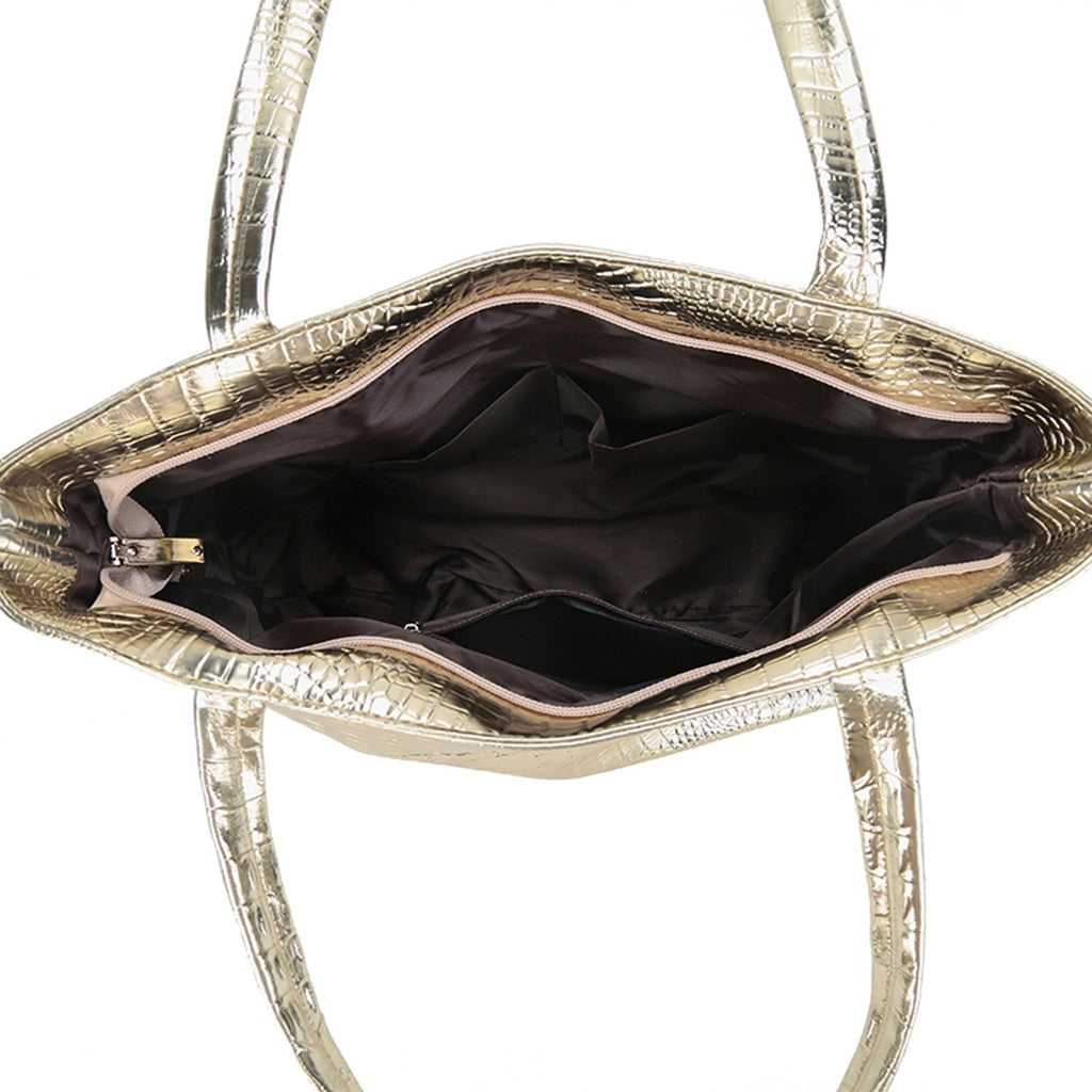 Crocodile Pattern Large Capacity Bags