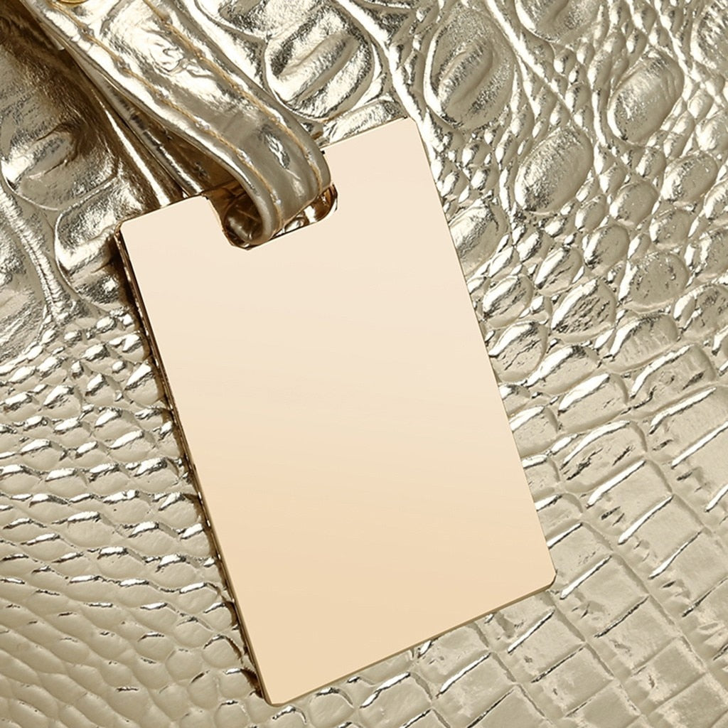 Crocodile Pattern Large Capacity Bags