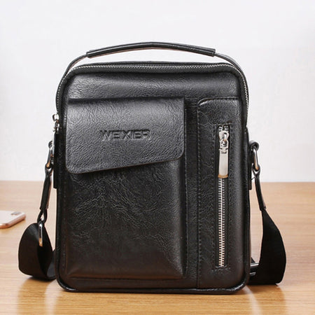 Retro Zipper Men Casual Bags
