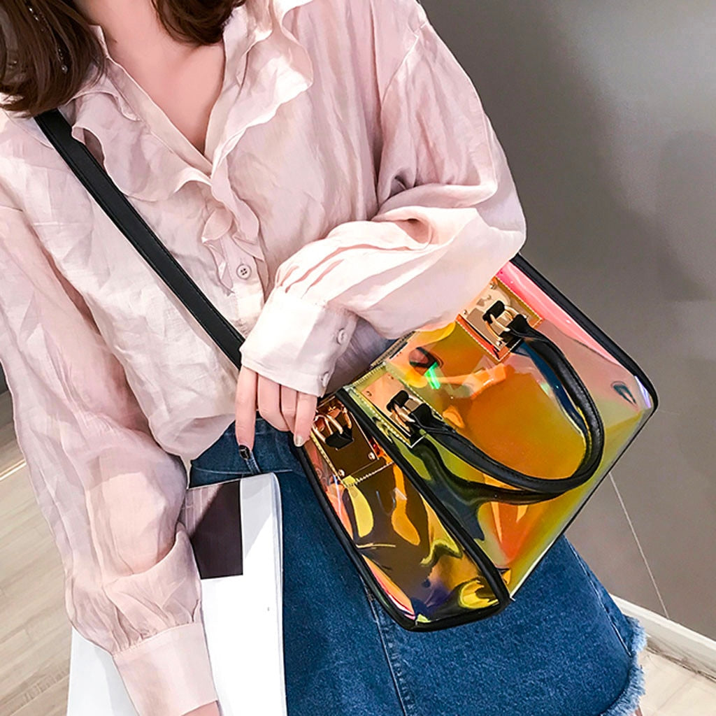 Trend Woman Transparent Handbag