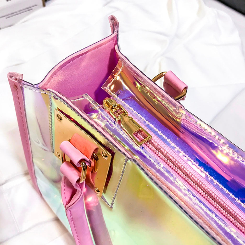 Trend Woman Transparent Handbag