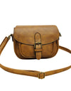 Vintage PU Leather Flap Style Shoulder Bag