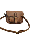 Vintage PU Leather Flap Style Shoulder Bag