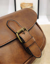 Vintage PU Leather Flap Style Shoulder Bag