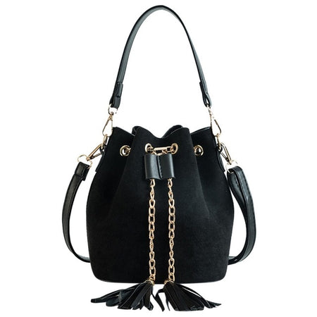 Vintage Tassel  Simple Bucket Bags