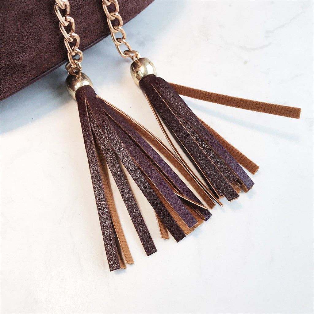 Vintage Tassel  Simple Bucket Bags