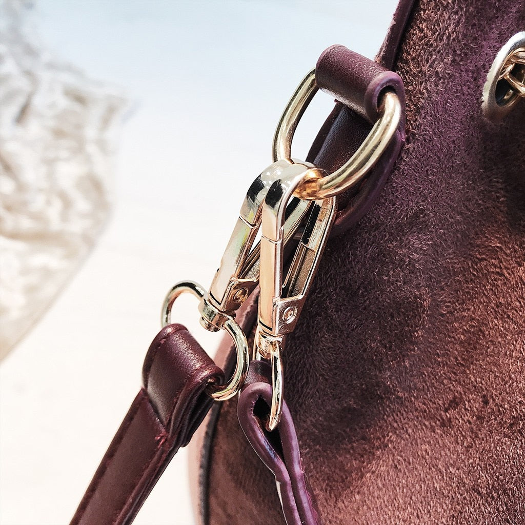 Vintage Tassel  Simple Bucket Bags