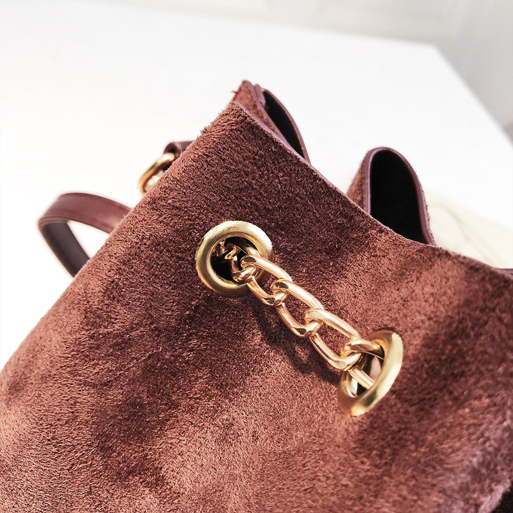 Vintage Tassel  Simple Bucket Bags