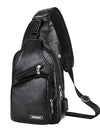 PU Leather Men Shoulder Bag