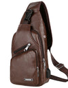 PU Leather Men Shoulder Bag