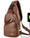 PU Leather Men Shoulder Bag