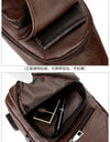 PU Leather Men Shoulder Bag