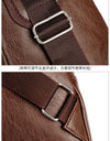 PU Leather Men Shoulder Bag