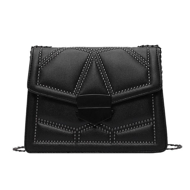Rivet Chain Shoulder Bags