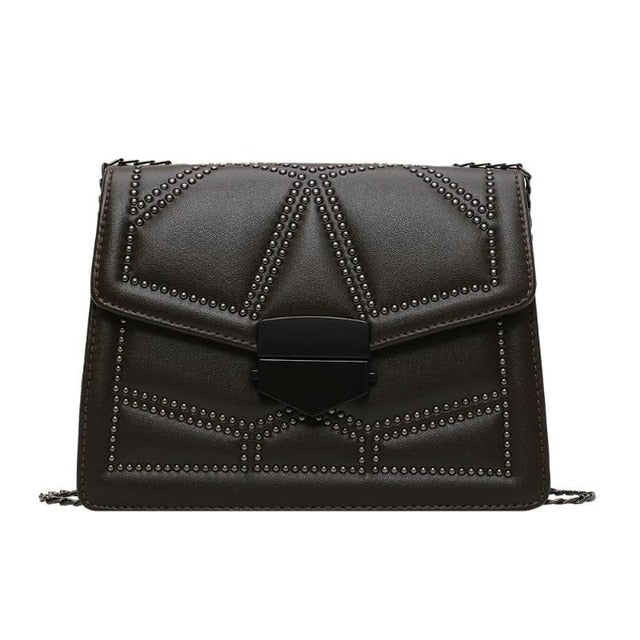 Rivet Chain Shoulder Bags