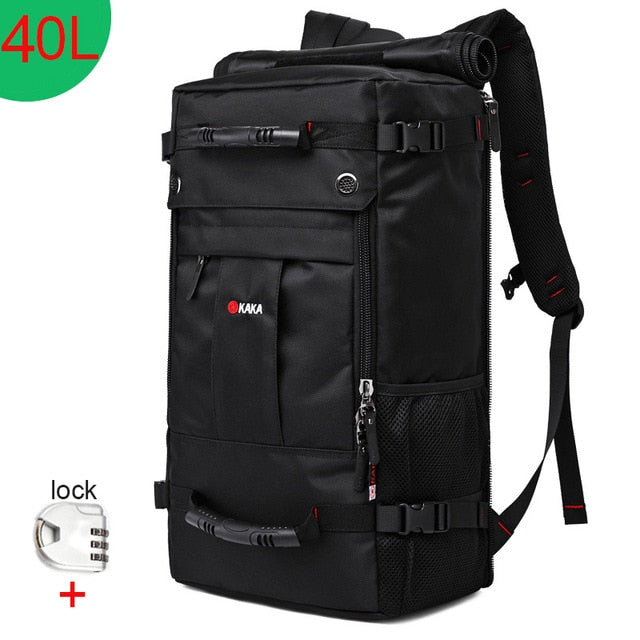 50L Waterproof Travel Backpack Men