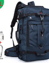 50L Waterproof Travel Backpack Men