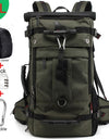 50L Waterproof Travel Backpack Men