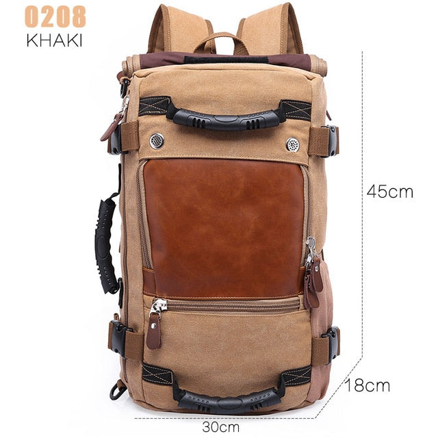 50L Waterproof Travel Backpack Men