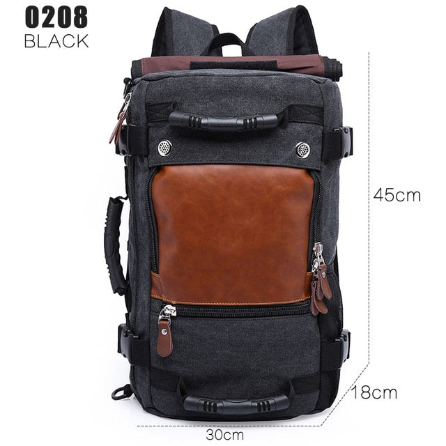 50L Waterproof Travel Backpack Men