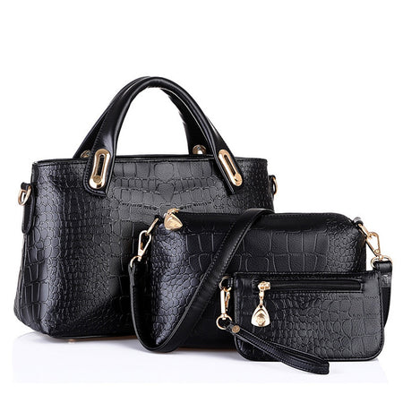 Luxury 3 Pcs/set Women Handbags & Purses Large
