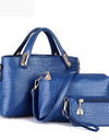 Luxury 3 Pcs/set Women Handbags & Purses Large