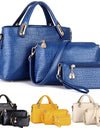 Luxury 3 Pcs/set Women Handbags & Purses Large