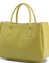 Simple Leather Large Cacity Handbag