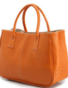 Simple Leather Large Cacity Handbag