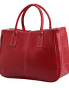 Simple Leather Large Cacity Handbag