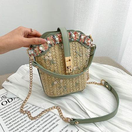 Pearli Straw Bags For Women