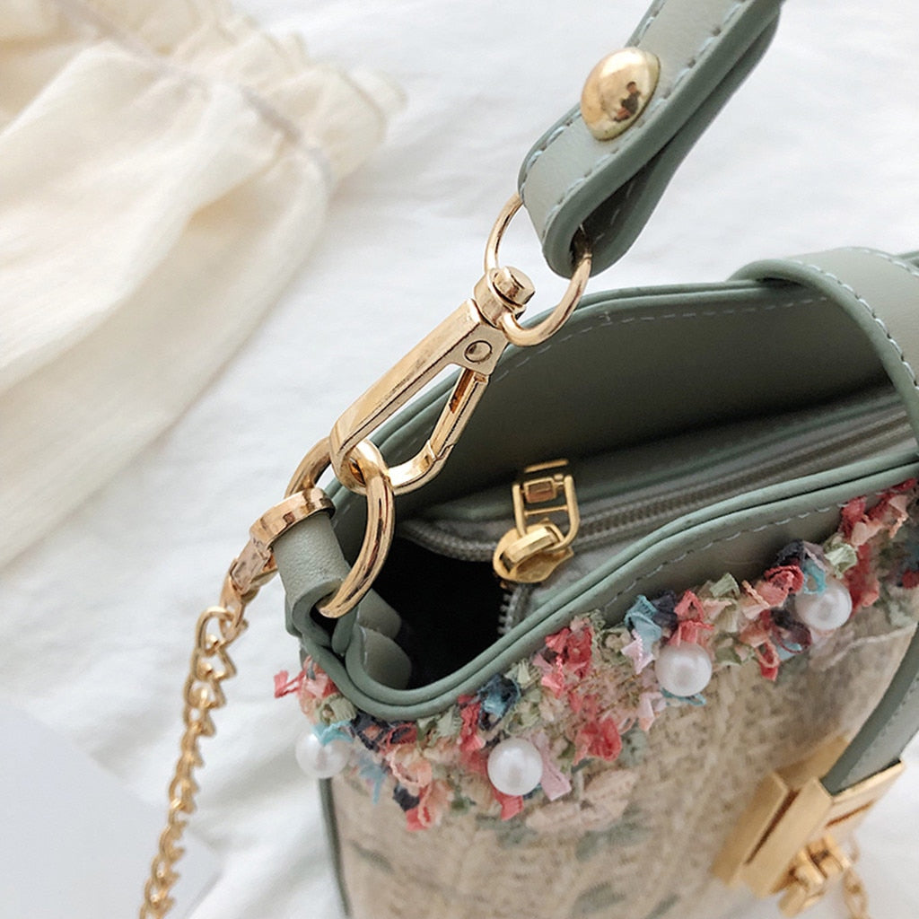 Pearli Straw Bags For Women