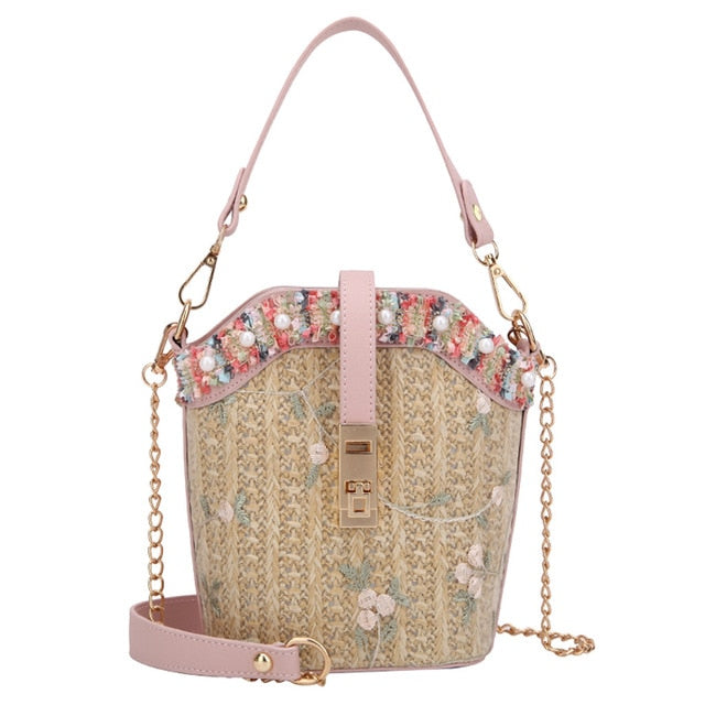 Pearli Straw Bags For Women