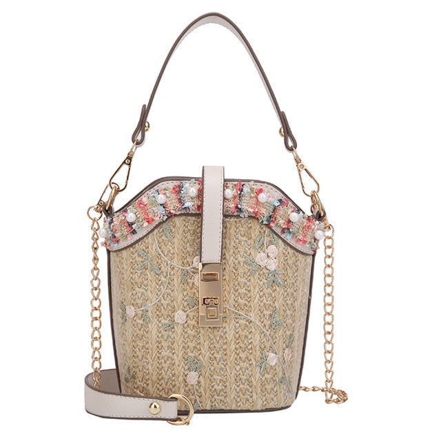 Pearli Straw Bags For Women